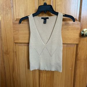 Forever 21, stretchy sweater tank, size small